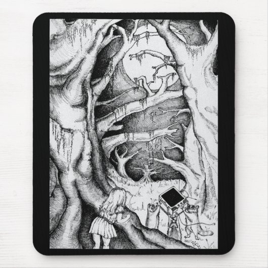 Boshaftes Clickings Mousepad (Vorne)