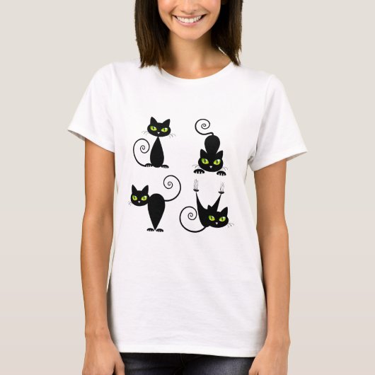 Boshaftes Kätzchen T-Shirt (Vorderseite)