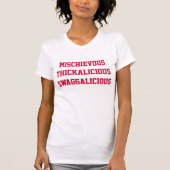 Boshaftes Thickalicious Swaggalicious T-Shirt (Vorderseite)