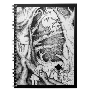 Boshaftes Waschbär-Notizbuch Notizblock