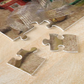 Boshaftes Welpen-Weihnachtspuzzlespiel Puzzle (Seite)