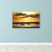 Bosham-Hafen Leinwanddruck (Insitu (Holzboden))