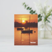 Bosham Sonnenuntergang Postkarte (Stehend Vorderseite)