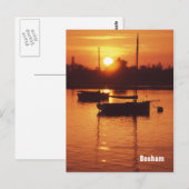 Bosham Sonnenuntergang Postkarte (Vorne/Hinten)