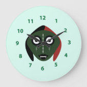 Bosigo Green Wall Uhren (Vorderseite)