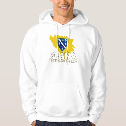 Bosna KarteHoodie Hoodie (Vorderseite)