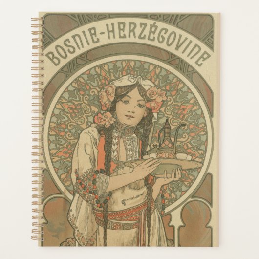 Bosnia and Herzegovina by Alphonse Mucha (1900) Planer (Vorderseite)