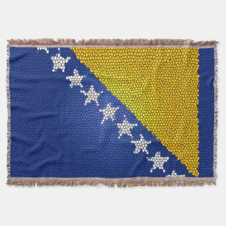 Bosnia and Herzegovina Flag Cozy Patriotic Design Decke