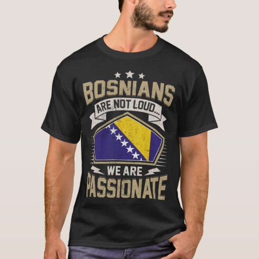 Bosnia Flag Passionate Bosnians Girls & Women T-Shirt (Vorderseite)