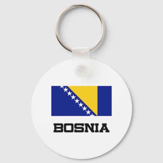 Bosnia Flag Schlüsselanhänger (Vorderseite)