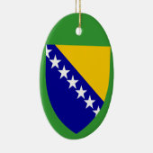 BOSNIA*-, Keramik-Weihnachtsverzierung Keramik Ornament (Rechts)