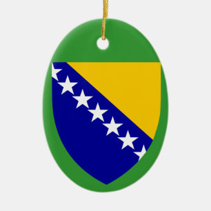 BOSNIA*-, Keramik-Weihnachtsverzierung Keramik Ornament