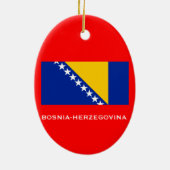 BOSNIA*-, Keramik-Weihnachtsverzierung Keramik Ornament (Hinten)