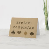 Bosnian Birthday wünscht Karte (Vorderseite)