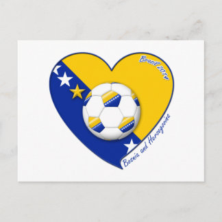 Bosnian Soccer National Team Fútbol BOSNIA" 2014 Postkarte