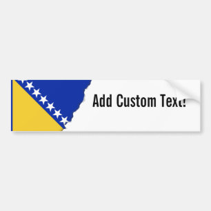 Bosnien-Flagge Autoaufkleber