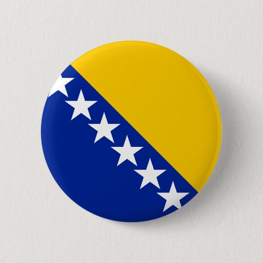 Bosnien-Flagge Button (Vorderseite)