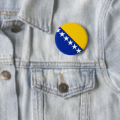 Bosnien-Flagge Button (Beispiel)