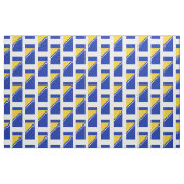 Bosnien-Flagge Stoff (Fat Quarter (45,7 x 55,9 cm))
