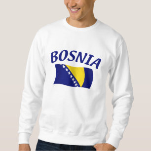 Bosnien-Flagge Sweatshirt