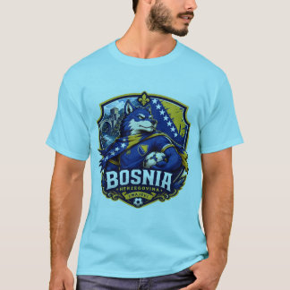 Bosnien Fußball-T-Shirt T-Shirt