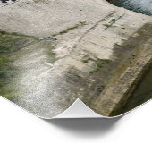 Bosnien-Herzegowina - Mostar. Die alte Brücke Fotodruck (Ecke)