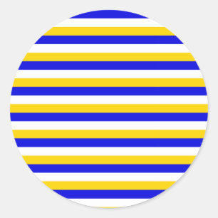 Bosnien Herzegowina Uruguay-Flagge Streifen Land p Runder Aufkleber