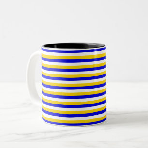 Bosnien Herzegowina Uruguay Flagge Streifen Land p Zweifarbige Tasse