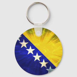 Bosnien-Herzegowinaflagge Schlüsselanhänger