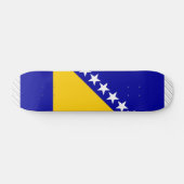 Bosnien-Herzegowinaflagge Skateboard (Horizontal)