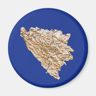 Bosnien-Herzegowinakarten-Magnet Magnet