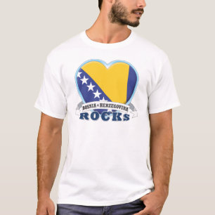 Bosnien- u. Herzegowina-Felsen T-Shirt