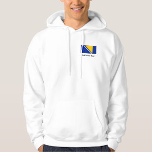 Bosnien- u. Herzegowina-Flagge Hoodie