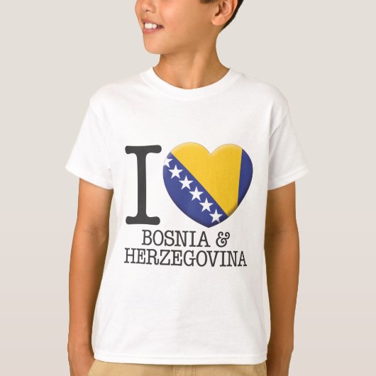 Bosnien u. Herzegowina T-Shirt (Vorderseite)