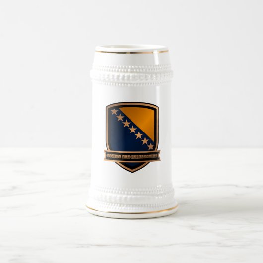 Bosnien und Herzegowina Bierglas (Mittel)