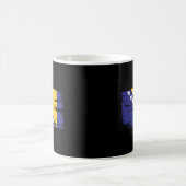 Bosnien und Herzegowina - Bosnienflagge Kaffeetasse (Mittel)