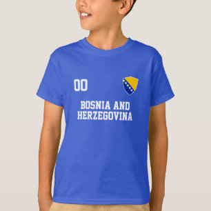 Bosnien und Herzegowina Custom Football Kids Jerse T-Shirt