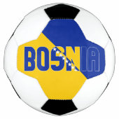 Bosnien und Herzegowina Flag Adorable Patriotic Fußball (Vorderseite)