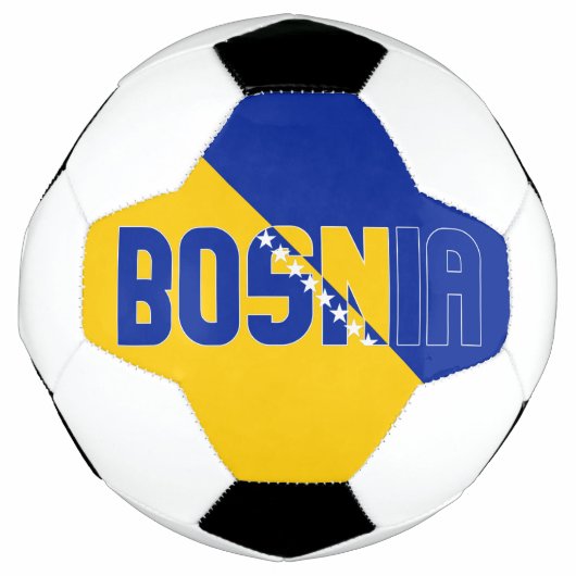 Bosnien und Herzegowina Flag Adorable Patriotic Fußball (Vorderseite)