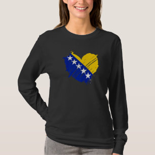 Bosnien und Herzegowina Flag I Liebe Bosnien-DNA-G T-Shirt