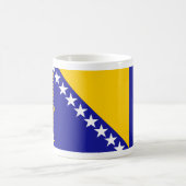 Bosnien und Herzegowina FLAG Kaffeetasse (Mittel)
