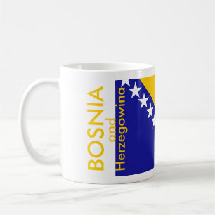 Bosnien und Herzegowina FLAG Kaffeetasse