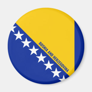 Bosnien und Herzegowina Flagge Charmant Patriotisc Magnet