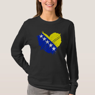 Bosnien und Herzegowina Flagge Ich liebe Bosnien D T-Shirt