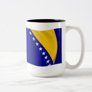 Bosnien und Herzegowina Flagge Tasse