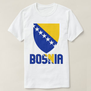 Bosnien und Herzegowina - Flaggen- und Wappen T-Shirt
