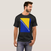 Bosnien und Herzegowina - Flaggenstaat Souvenir He T-Shirt (Vorne ganz)