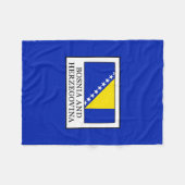 Bosnien und Herzegowina Fleecedecke (Vorderseite (Horizontal))