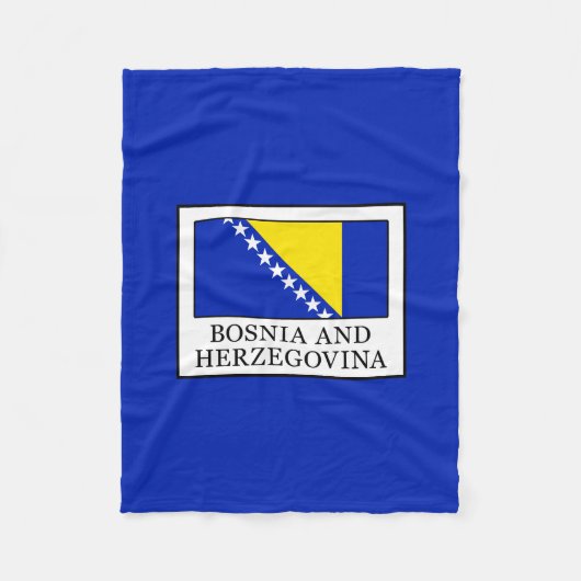 Bosnien und Herzegowina Fleecedecke (Vorderseite)