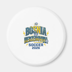 Bosnien und Herzegowina Fußball 2026 Fußball Fett  Magnet